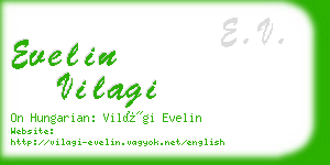evelin vilagi business card